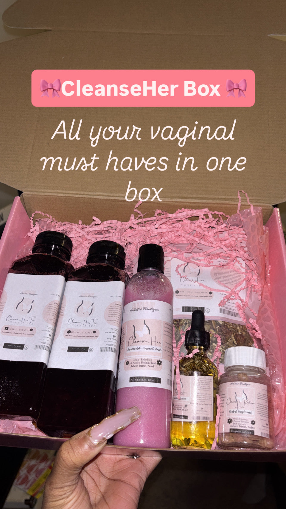 CleanseHer box New look 👀