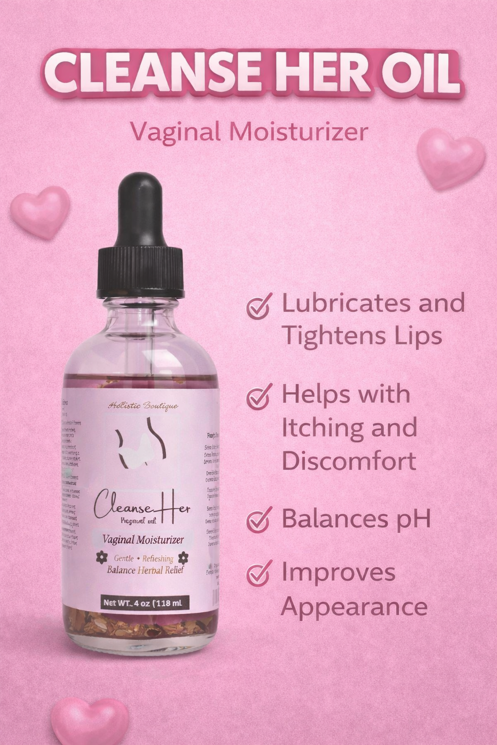 CleanseHer Oil